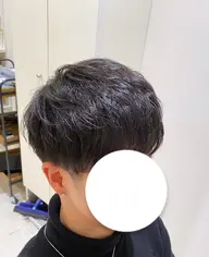 カット＋無造作パーマ通