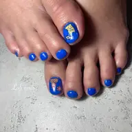 【foot nail👣】【ジェルオフ込み】【ワンカラー】100色以上あるカラーからお選び頂けます♡【ラメワン🆗✨】