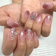 【3月限定価格💅💎】ラメグラ 3480円(オフ込)※亀裂補強・長さだし・パーツは+料金でOK💛