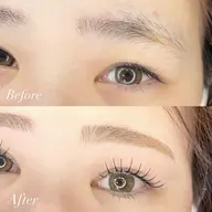 【フラット100本】エクステ×パーマ🌿✨LEDグルー使用でモチ良く🤍