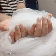 小花ネイル♡口コミ投稿でオフ無料