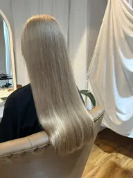 【透明女子人気💖】ダブルカラートリートメント🫧✨[ブリーチ1回＋カラー]