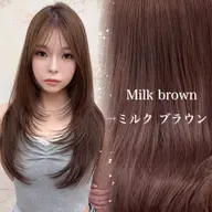 ブリーチなしダブルカラー🥣+内部補習トリートメント+似合わせカット✂️