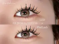 🥀フラットラッシュ100本🥀LED変更+¥500