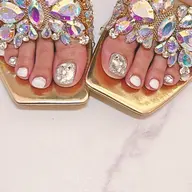 ご新規様　フット＊ジェルネイル　アート5​〜​6本　［他店オフ込み］