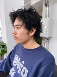 {コテ要らず◎カール手触り◎}パーマ+cut+PALABOトリートメント