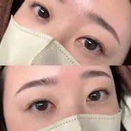 眉毛wax➕まつげパーマ