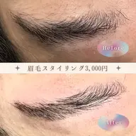 眉毛スタイリング/ハリウッドブローリフト込み