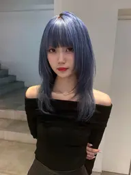 ワンカラーで透明感🎶寒色カラー️➕トリートメント🧊🫧‪