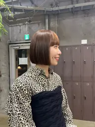 ワンカラー+オージュアトリートメント（シャンプーブロー込み）