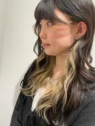 【チラ見えキュート💕】インナーカラー＋イルミナフルカラー＋ロング料金ご新規様30%引き❣️