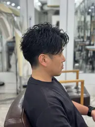 カット➕フェザーパーマ