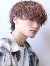 カット+パーマ+2stepトリートメント眉カット付き