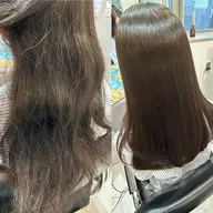 ノンダメージ縮毛矯正★超高濃度水素ストレート💧+オージュアケアトリートメント✨