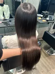 🌺ケアカラー+髪質改善水素トリートメント+oggiottoTr+シールエクステ60枚🌺最高級バージンレミー毛100%