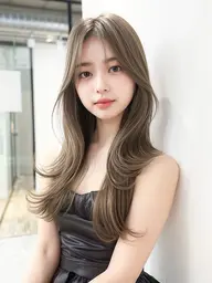 【脱！黒髪】カット+ブリーチ有・無選べるダブルカラー+超音波アイロントリートメント