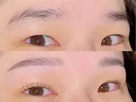 ハリウッドブロウリフト×まつ毛パーマ¥9000🐳💙同時施術可能