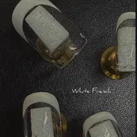 【モデル オフあり‎☁🫧】平日4/8限定‼️ハンド白フレンチ ￥0