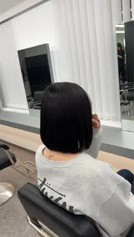 前髪縮毛矯正＋カット＋水分補給トリートメント