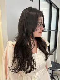 【人気No.3】顔まわりレイヤーカット+透明感カラー+3stepトリートメント🥣🫧