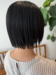 カット & 縮毛矯正orストレートパーマ