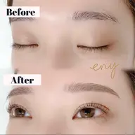 ⭐️プロが担当⭐️ジュシーブロウ➕まつ毛パーマorパリジェンヌ(同時施術/眉メイク付き)