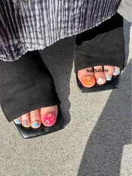 🦶🏾foot nail 🌼ネイリストおまかせ🫶🏽🌈