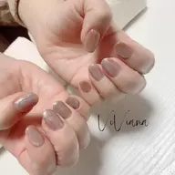 ハンドネイル　ワンカラー