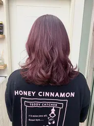 🍑大人映え  ピンク  ラベンダー🍑 メンテナンスカット  ➕  イルミナカラー  ➕   内部髪質改善