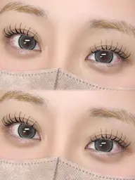 フラットラッシュ👁♥(120本)束感仕上げ♥