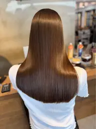顔タイプ診断カット+髪質改善ストレート+髪質改善トリートメント