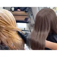 Wカラー （ブリーチ込み） 💫➕ カット 💇🏼‍♀️