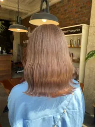 ケアブリーチオンカラー➕コアミートリートメント🦋🌷「ブリーチ➕全体カラー🌠」