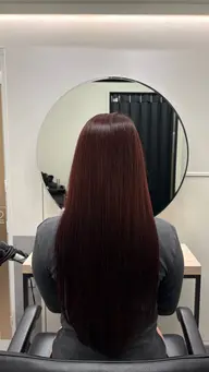 『ロング限定』　　　　　　　　　　　　　　　　　　　　　カット＋カラー＋3stepトリートメント🌿*･