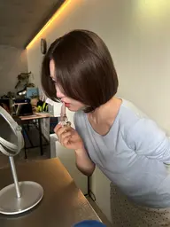 【U-28 今だけ40%offでご案内✨】韓国ボブカット+髪質改善ヘアポテンツァトリートメント🤎