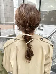 お呼ばれヘアセット𓍯 ♡