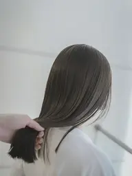 🟣minimo限定！♡似合わせカット＋酸性ストレート＋ケアトリートメント🌈【超音波アイロン付】