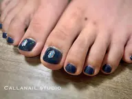 ワンカラー¥7,700フットネイルはハンド料金に+¥1,100