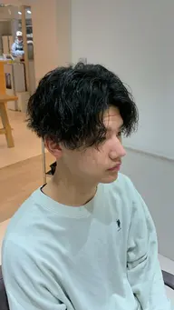 🍀パーマデビューにもおすすめ🍀♢学割U24♢ メンズパーマ＋カット　¥9660