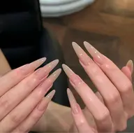 チップ+ジェル長さだしワンカラー🩷