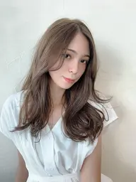 ✨🎨艶のあるハイトーン🎨✨✨🧡ブリーチ無しダブルカラー□イルミナライトニングブースター使用□🧡✨