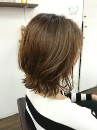 ❣️一番人気❣️ALBAカット×外国人風オーガニックカラー×Aujua4STEPトリートメント