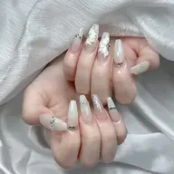 【チップ】 ♣️全店材料使い放題 ♣️180分オフ込チップ長さだしアート10本♣️有料パーツ/3D/キャラクター乗せ放題