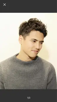 【ご新規様】【メンズスタイルクーポン】✂︎メンズカット＋トレンドパーマ（スパイラル、ツイスト、くせ毛風）