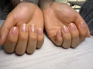 オフなし【自爪をキレイに魅せる】クリアネイル (自爪風仕上げ可)