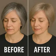 【脱🐭白髪染め】カット＋白髪染めはがし＋オンカラー＋クイックトリートメント