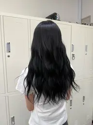 落とせる暗染めカラー🖤