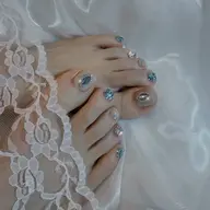 《初回ジェルオフ無料》フットネイル持ち込みデザイン8980