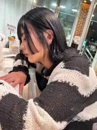 【U25】就活生におすすめ✨黒染めを使わないダークトーンカラー🖤