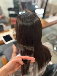 【女性限定🌼】髪質改善ストレート＋デザインカット¥22800